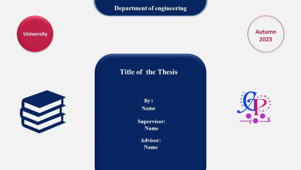 کاور قالب منودار و متحرک دفاع از پایان نامه انگلیسی سورمه ای زرشکی